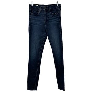 Gap True Skinny High Rise Dark Indigo Wash Denim Jeans Womens 28 / 6T